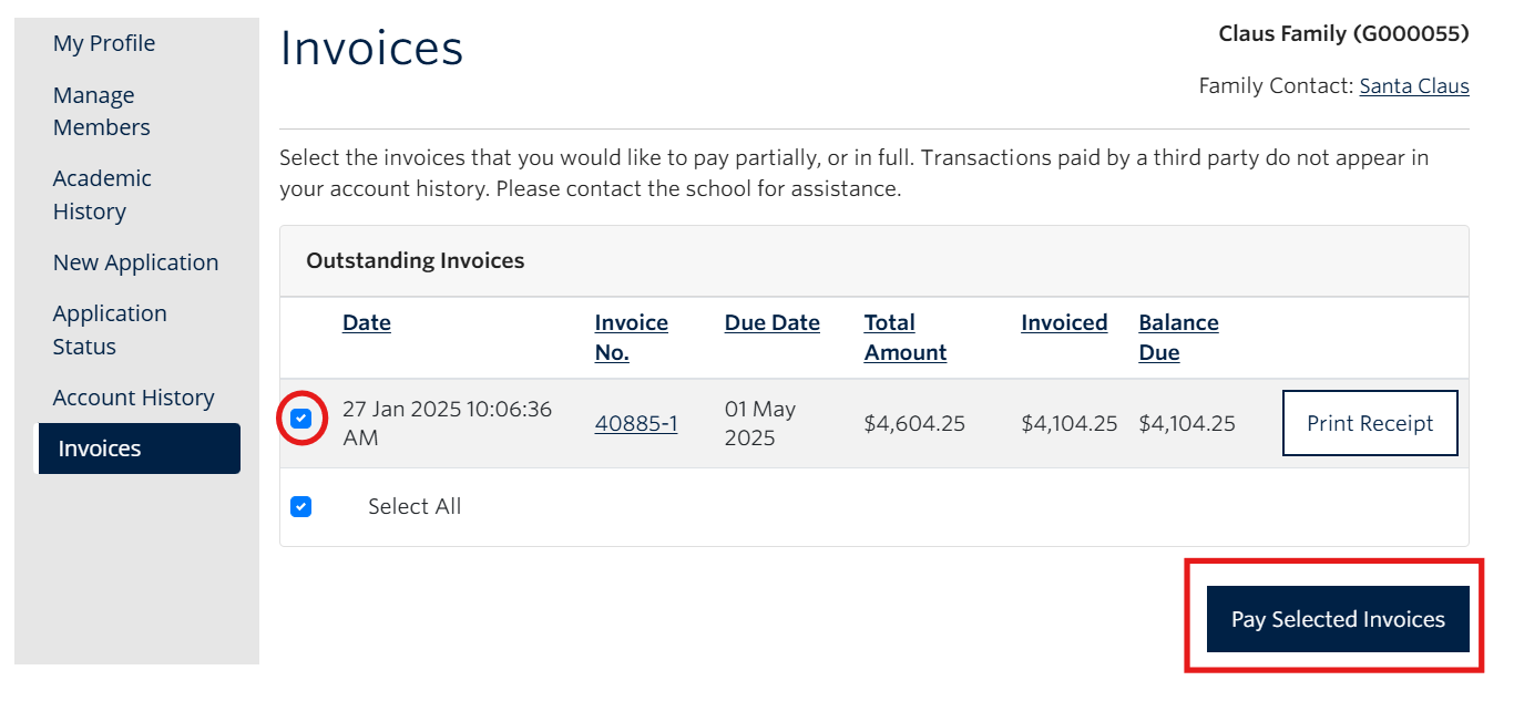 how to make final payment for FGL step 3