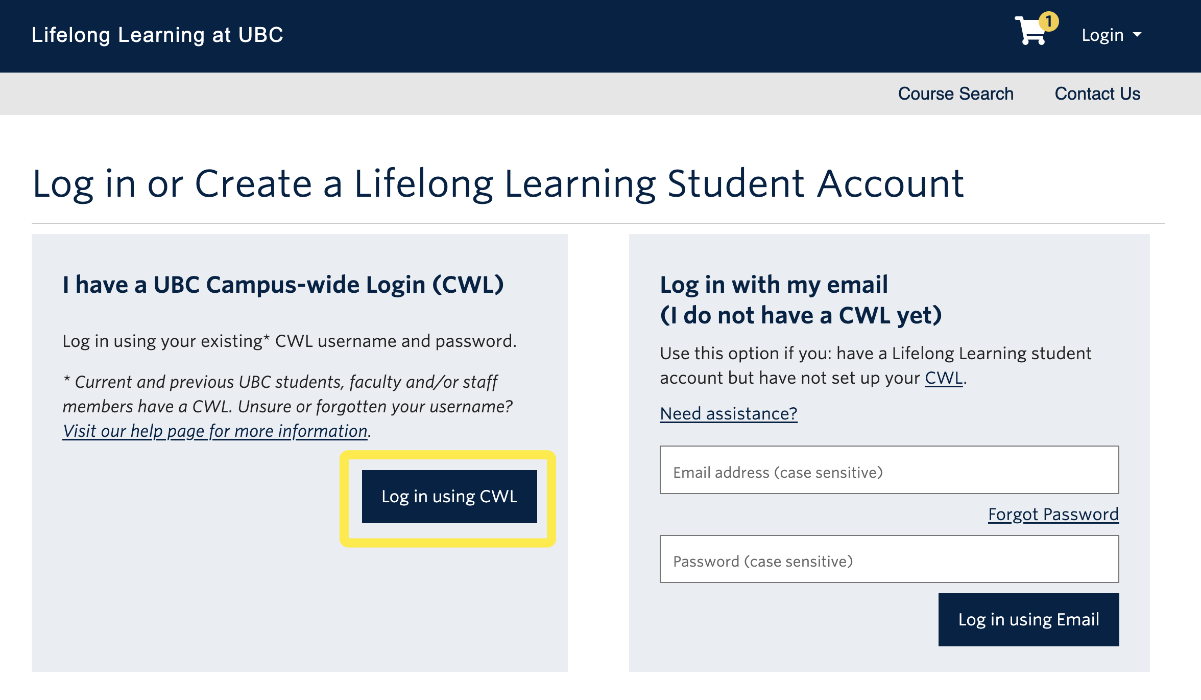 login