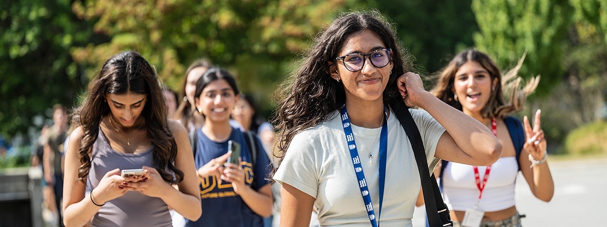 UBC student on-campus