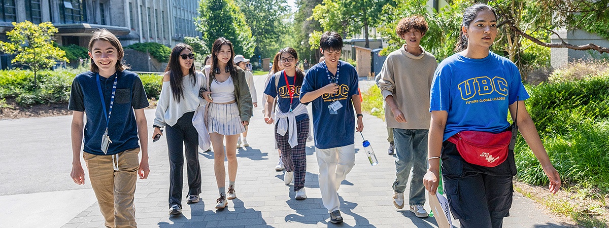 UBC student on-campus